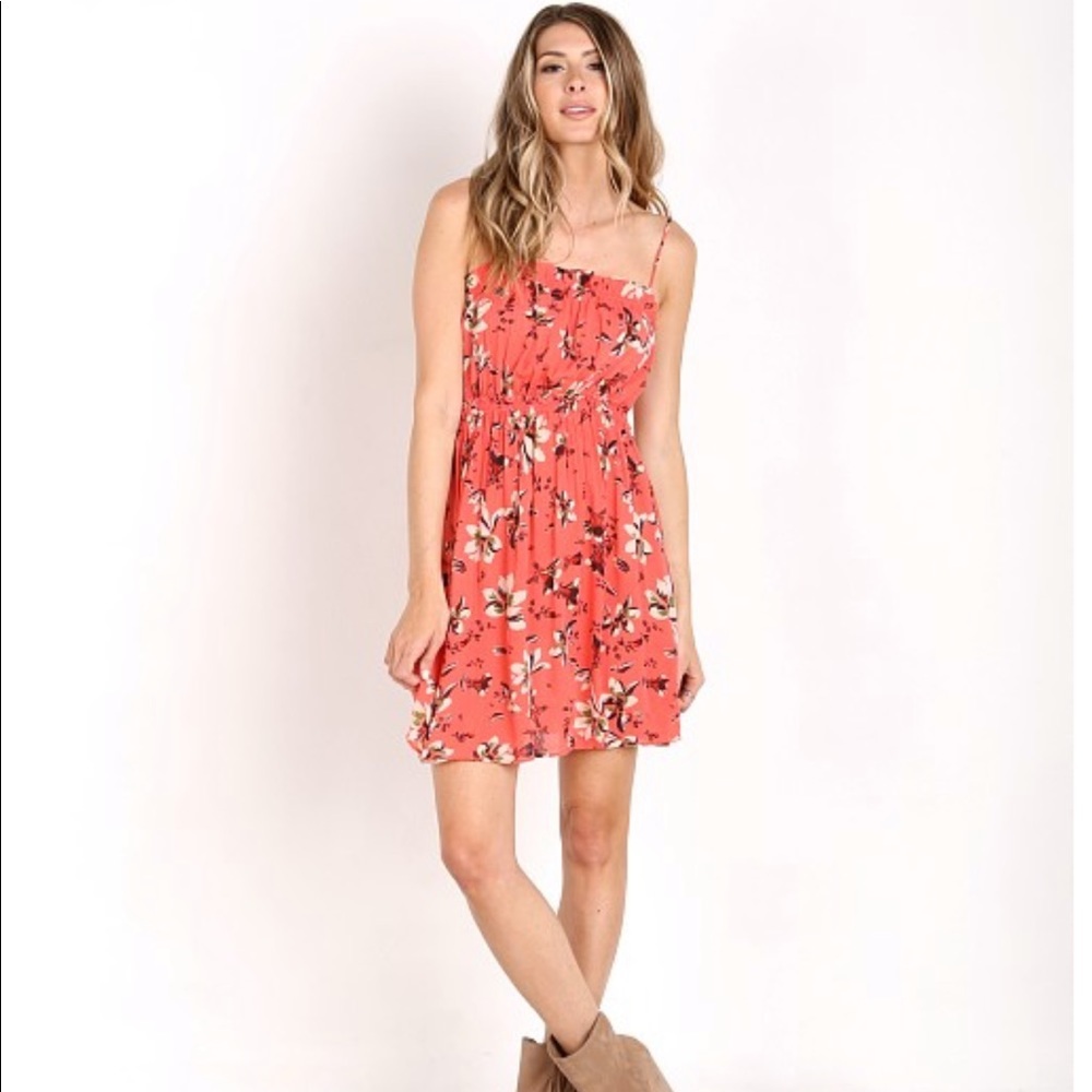 NEW • Free People • Jolene Floral Slip Mini Dress